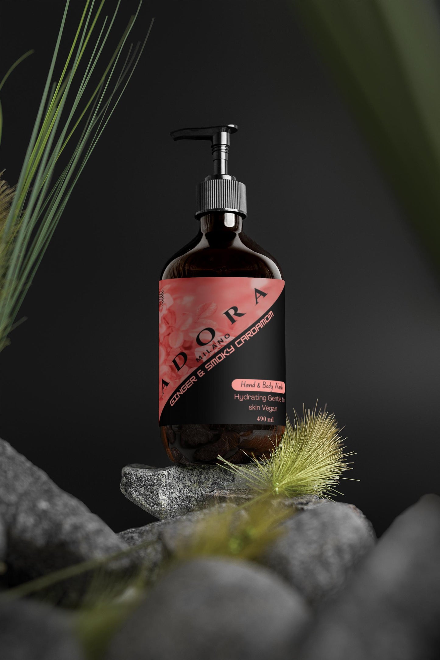 Adora Milano Hand & Body Wash, Ginger & Smoky Cardamom