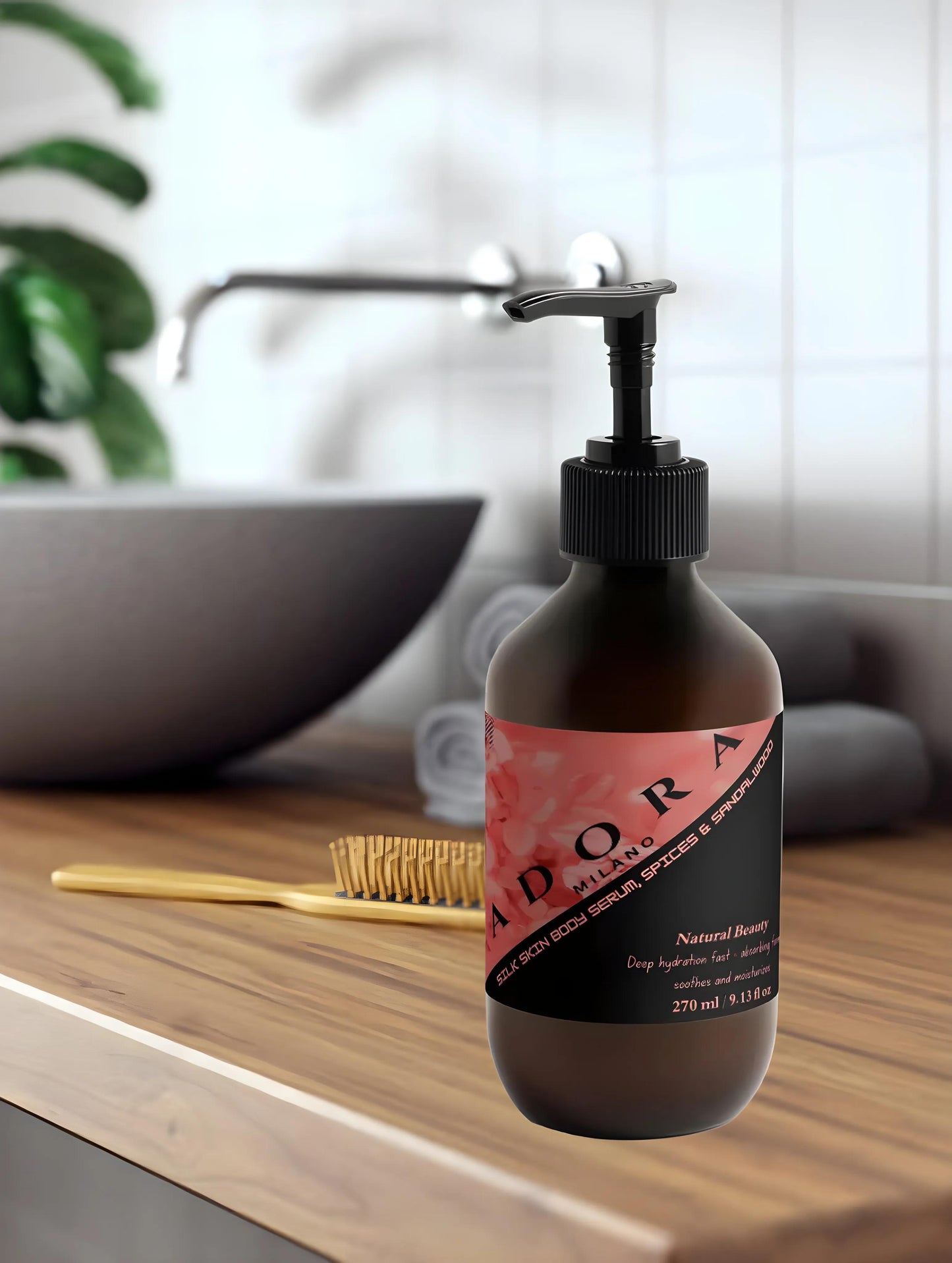 Adora Milano Silk Skin Body Serum, Spices & Sandalwood
