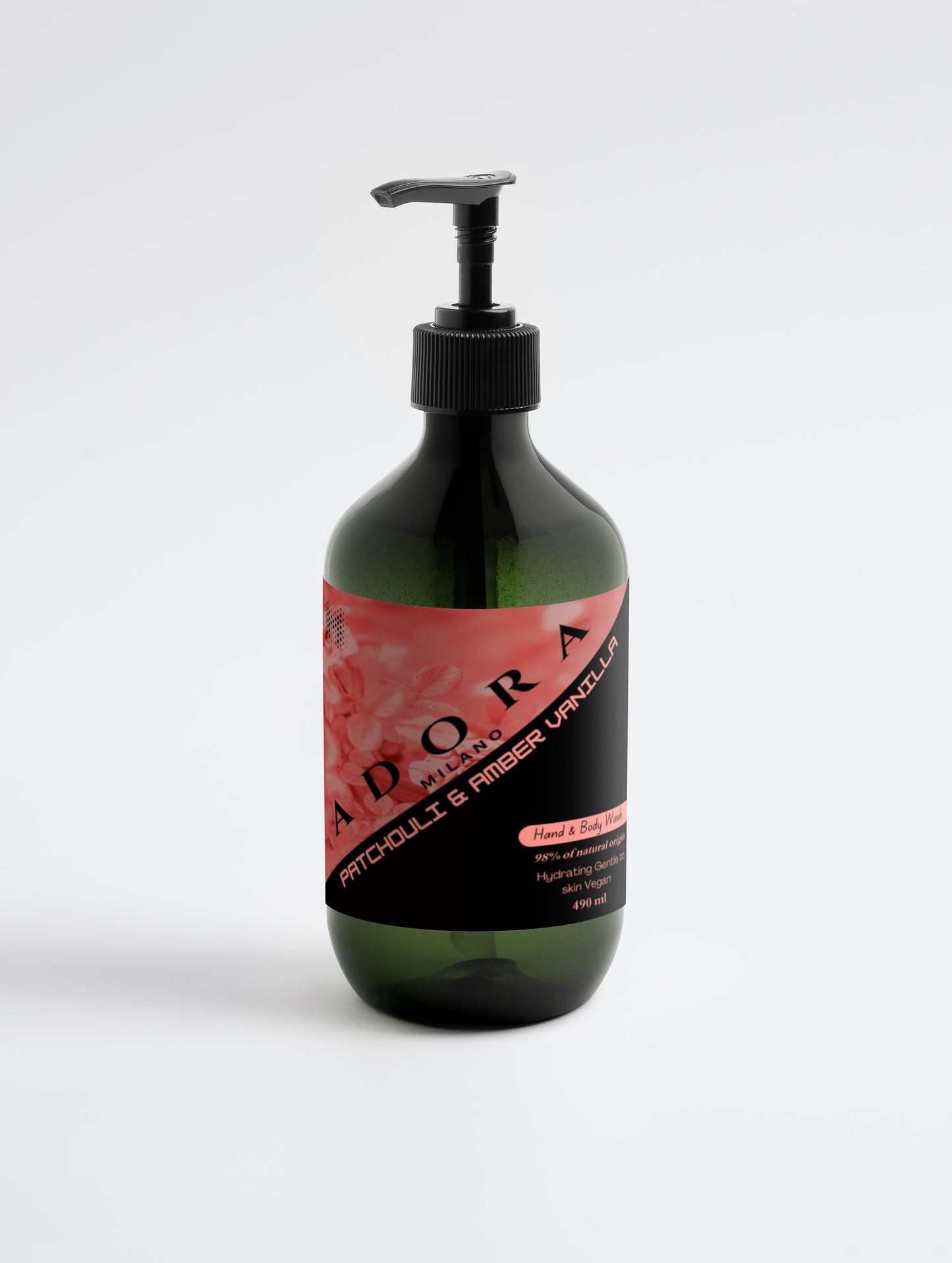 Adora Milano Hand & Body Wash, Patchouli & Amber Vanilla