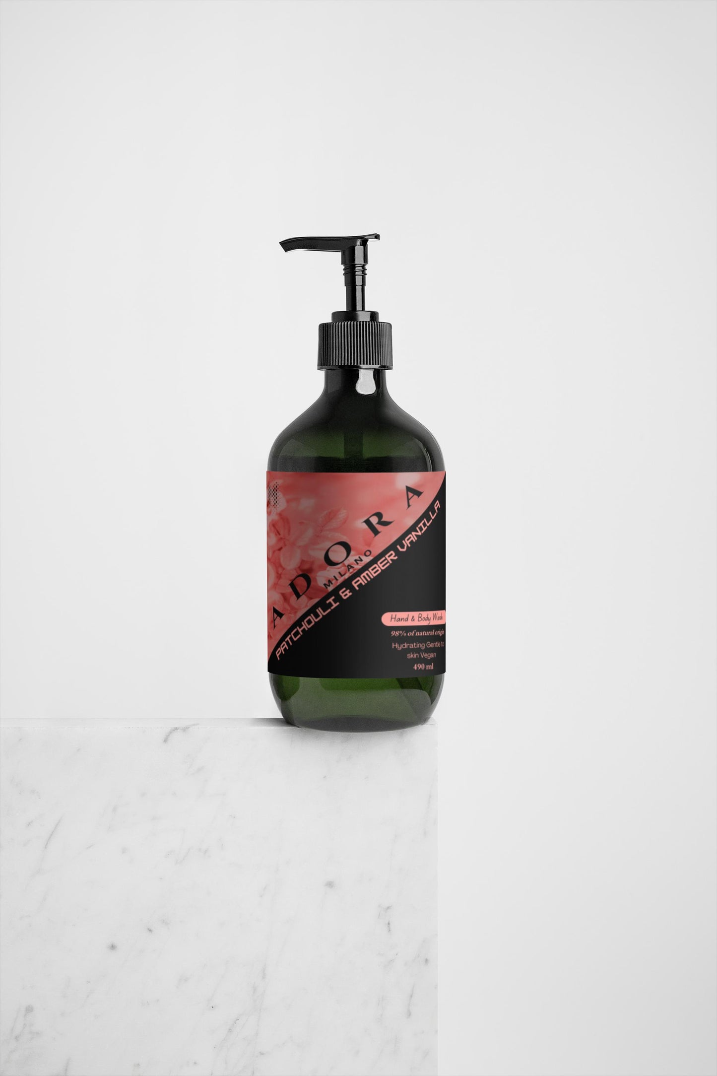 Adora Milano Hand & Body Wash, Patchouli & Amber Vanilla