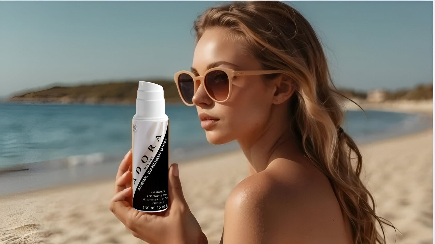 Adora Milano Mineral Sunscreen SPF30 for Face & Body, no tint