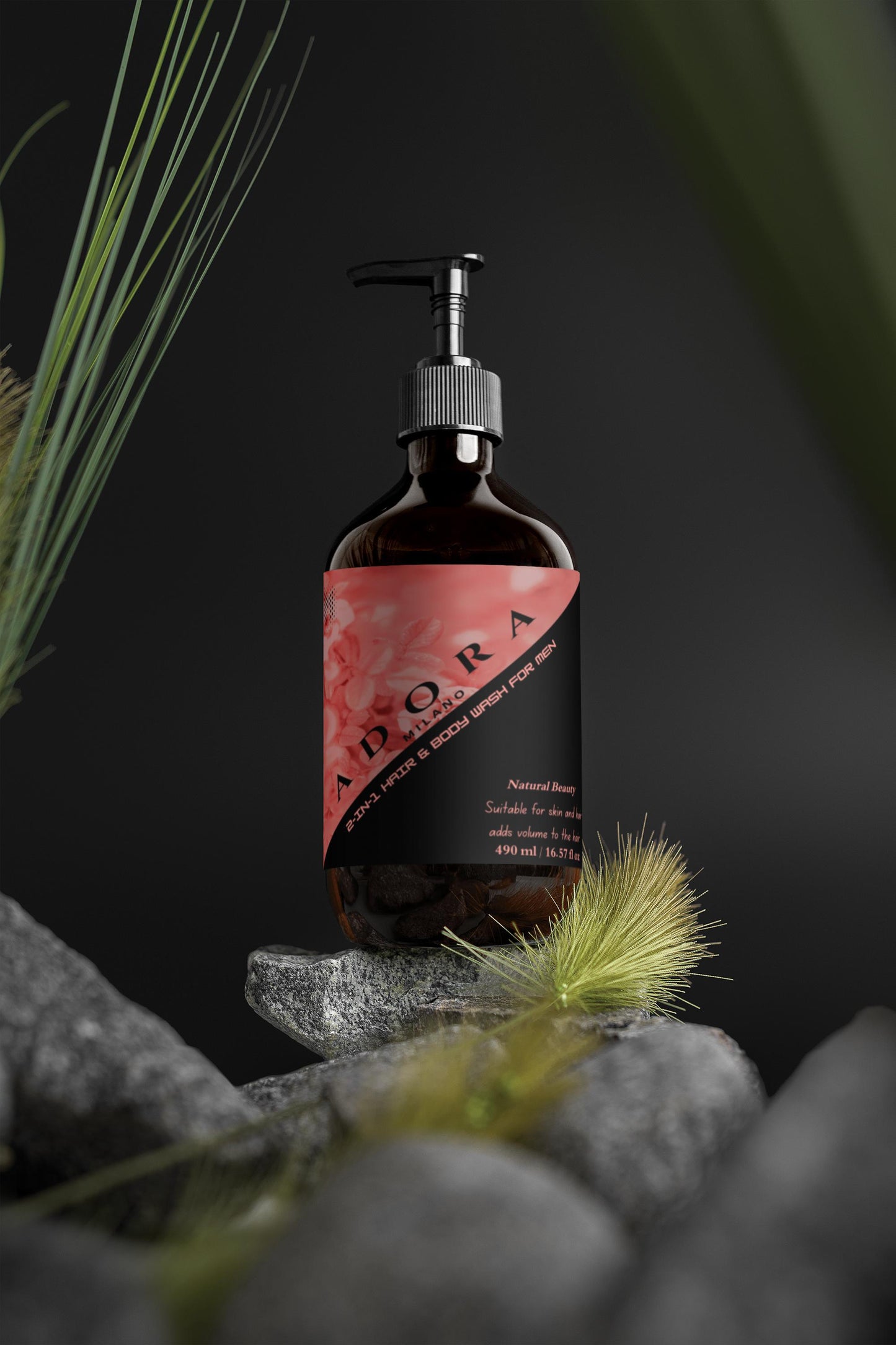 Adora Milano 2-in-1 Hair & Body Wash for men