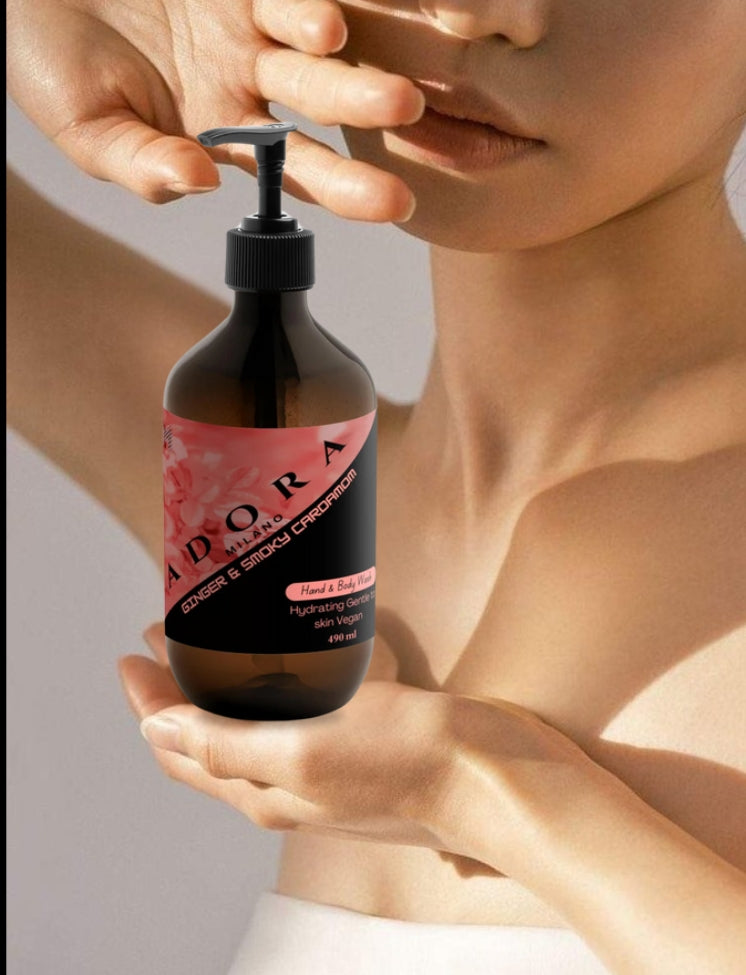 Adora Milano Hand & Body Wash, Ginger & Smoky Cardamom