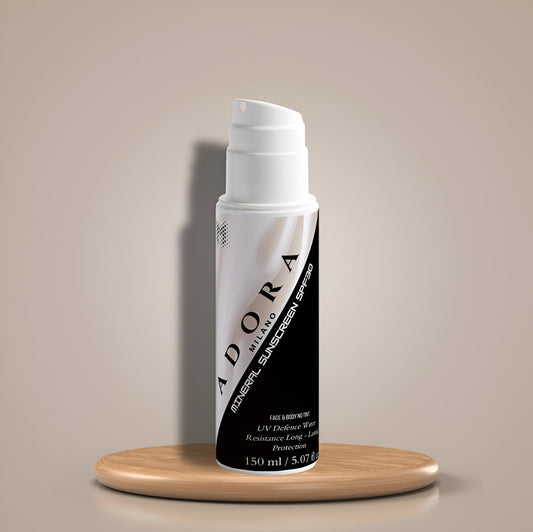 Adora Milano Mineral Sunscreen SPF30 for Face & Body, no tint