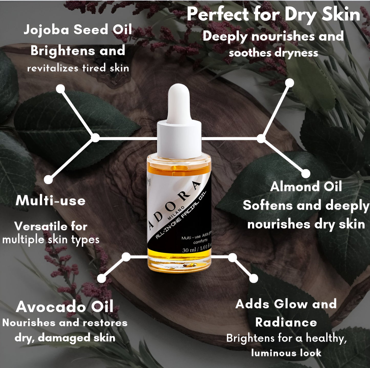 Adora Milano All-In-One Facial Oil