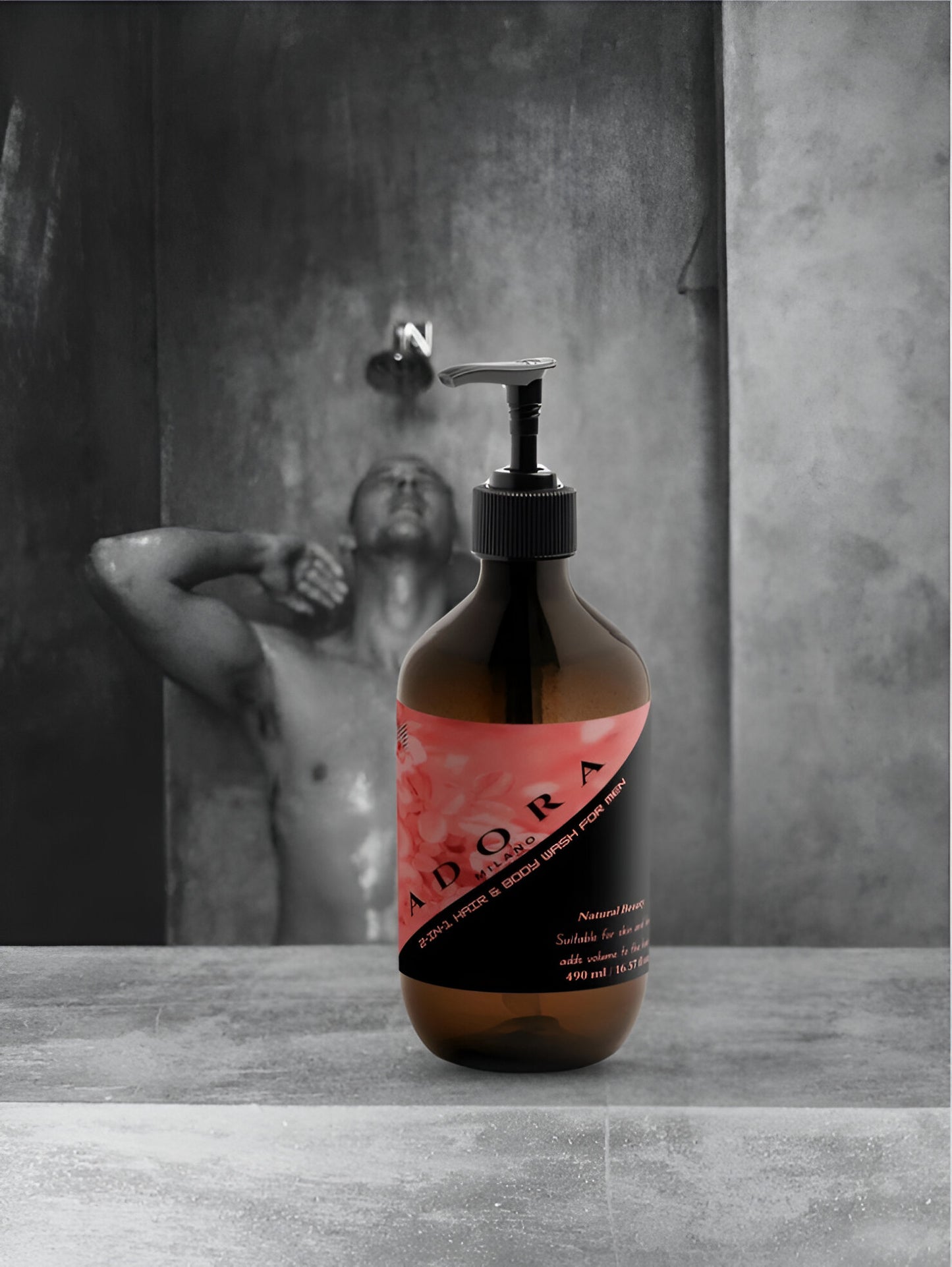Adora Milano 2-in-1 Hair & Body Wash for men