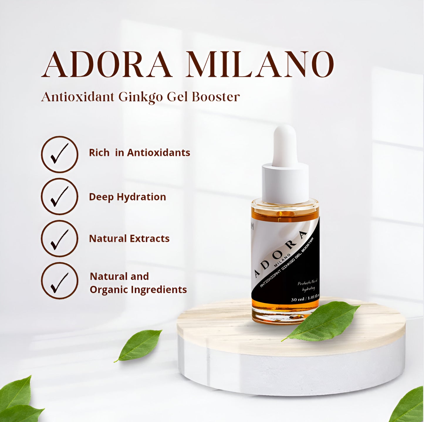 Adora Milano Antioxidant Ginkgo Gel Booster