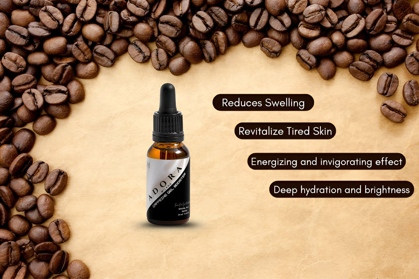 Adora Milano Caffeine Gel Booster