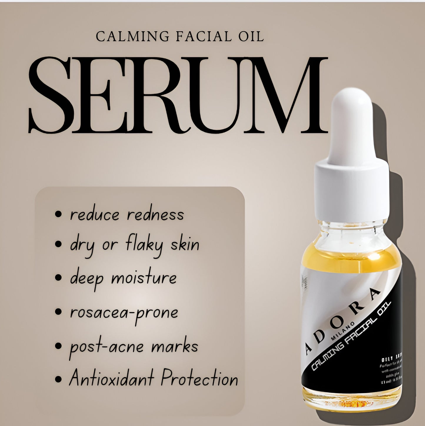 Adora Milano Calming Facial Oil