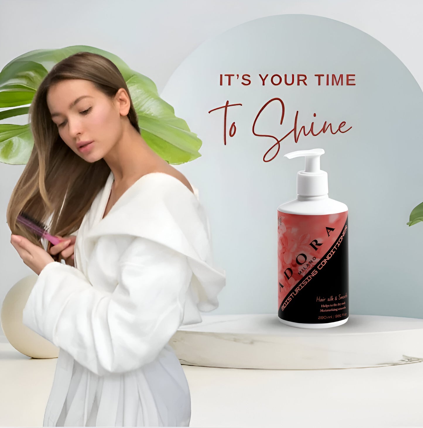 Adora Milano Moisturising Conditioner Hair silk & Smooth